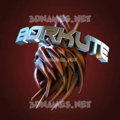 borkute in Red Twisted style - 3D name wallpaper borkute in Red Twisted style - 3D name wallpaper