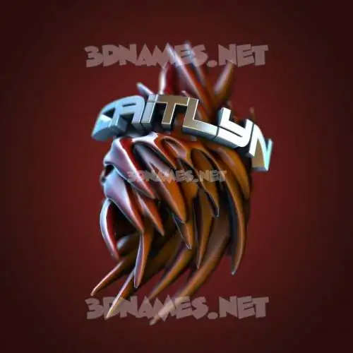 caitlyn in Red Twisted style - 3D name wallpaper caitlyn in Red Twisted style - 3D name wallpaper
