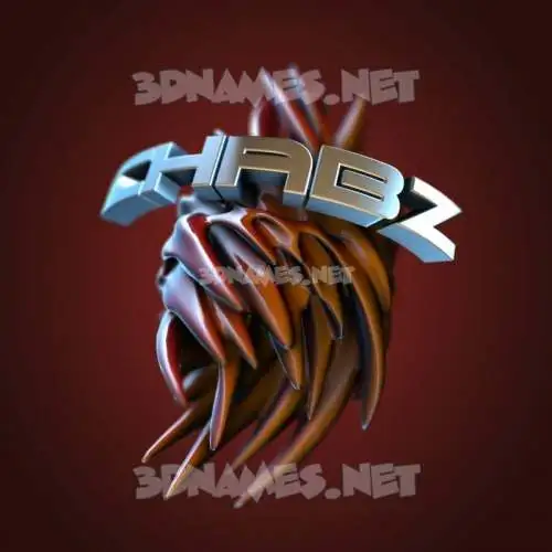 chabz in Red Twisted style - 3D name wallpaper chabz in Red Twisted style - 3D name wallpaper