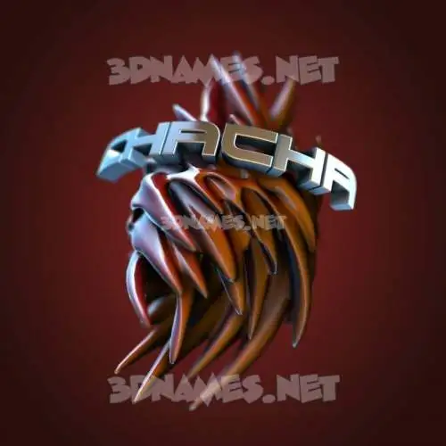 chacha in Red Twisted style - 3D name wallpaper chacha in Red Twisted style - 3D name wallpaper