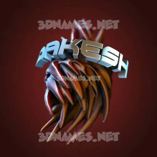 dakesh in Red Twisted style - 3D name wallpaper dakesh in Red Twisted style - 3D name wallpaper