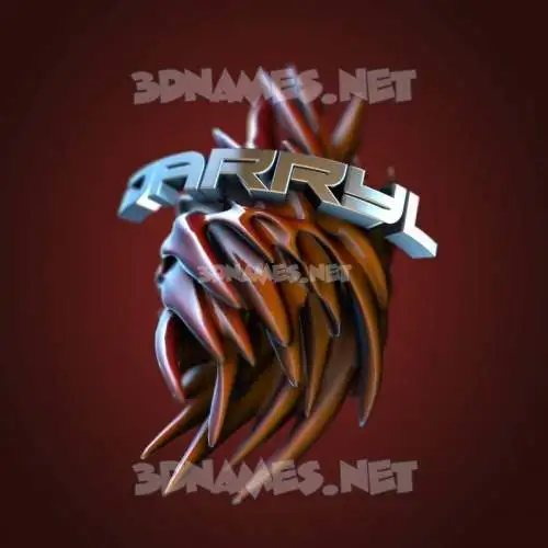 darryl in Red Twisted style - 3D name wallpaper darryl in Red Twisted style - 3D name wallpaper