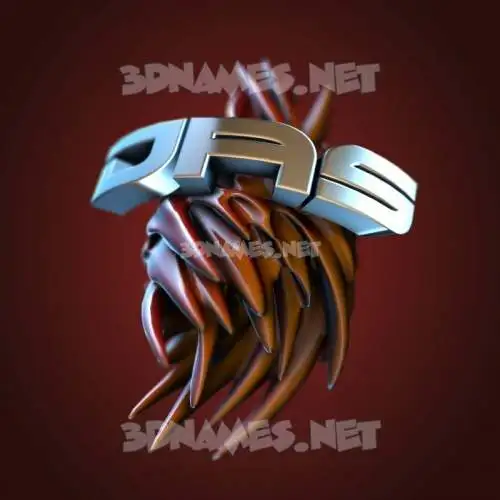 das in Red Twisted style - 3D name wallpaper das in Red Twisted style - 3D name wallpaper