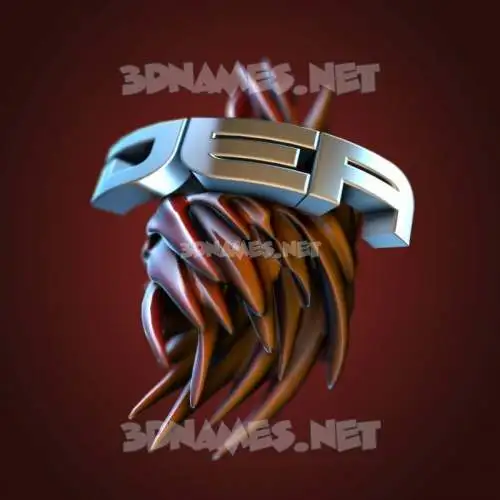 dea in Red Twisted style - 3D name wallpaper dea in Red Twisted style - 3D name wallpaper