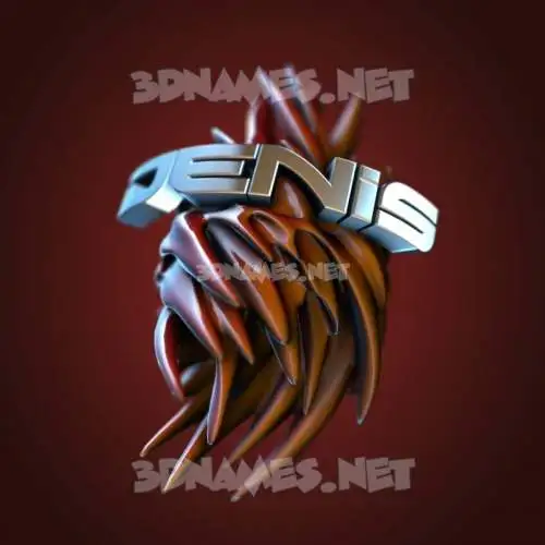 denis in Red Twisted style - 3D name wallpaper denis in Red Twisted style - 3D name wallpaper