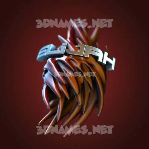 elijah in Red Twisted style - 3D name wallpaper elijah in Red Twisted style - 3D name wallpaper