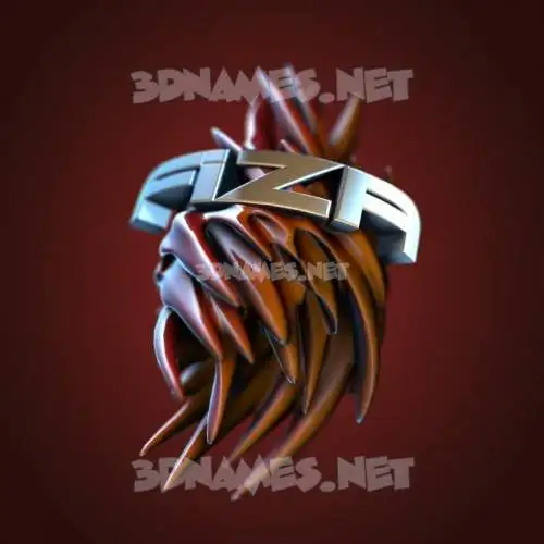 fiza in Red Twisted style - 3D name wallpaper fiza in Red Twisted style - 3D name wallpaper