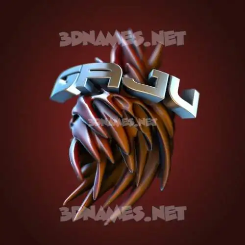 gaju in Red Twisted style - 3D name wallpaper gaju in Red Twisted style - 3D name wallpaper