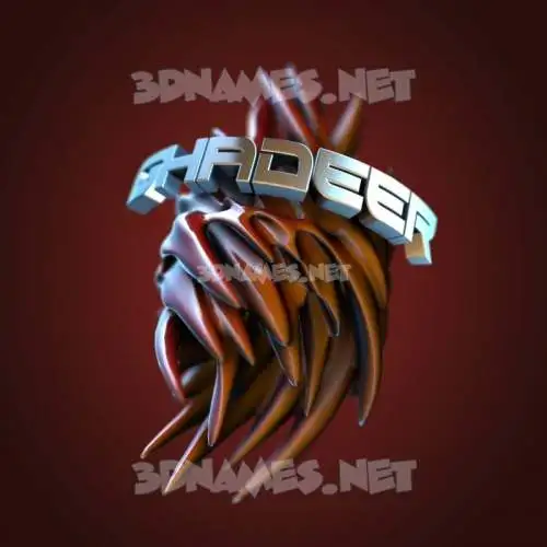 ghadeer in Red Twisted style - 3D name wallpaper ghadeer in Red Twisted style - 3D name wallpaper