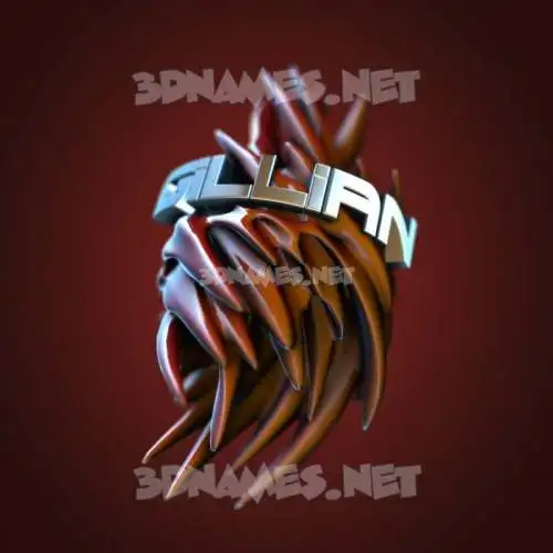 gillian in Red Twisted style - 3D name wallpaper gillian in Red Twisted style - 3D name wallpaper