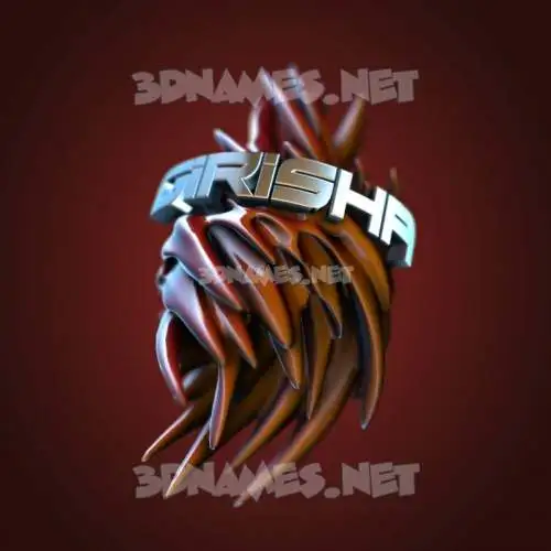 girisha in Red Twisted style - 3D name wallpaper girisha in Red Twisted style - 3D name wallpaper