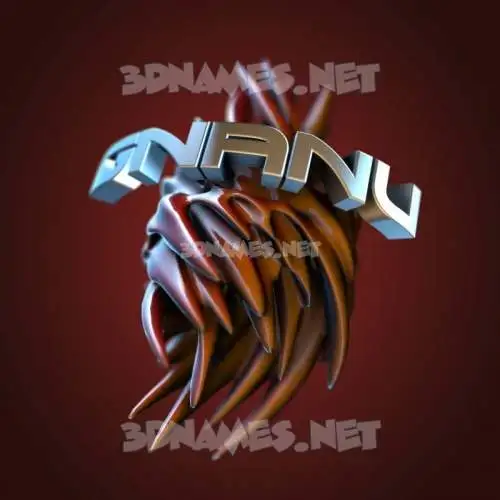 gnanu in Red Twisted style - 3D name wallpaper gnanu in Red Twisted style - 3D name wallpaper