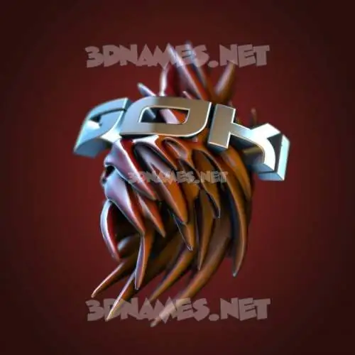 goki in Red Twisted style - 3D name wallpaper goki in Red Twisted style - 3D name wallpaper