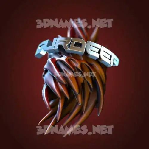gurdeep in Red Twisted style - 3D name wallpaper gurdeep in Red Twisted style - 3D name wallpaper
