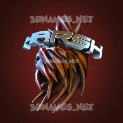harsh in Red Twisted style - 3D name wallpaper harsh in Red Twisted style - 3D name wallpaper