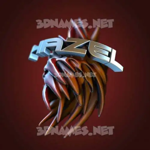 hazel in Red Twisted style - 3D name wallpaper hazel in Red Twisted style - 3D name wallpaper