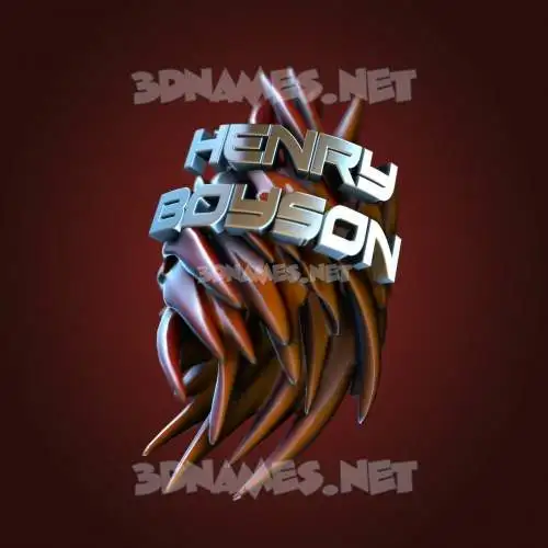 henry boyson in Red Twisted style - 3D name wallpaper henry boyson in Red Twisted style - 3D name wallpaper