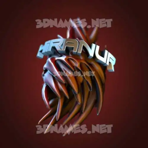 hiranur in Red Twisted style - 3D name wallpaper hiranur in Red Twisted style - 3D name wallpaper