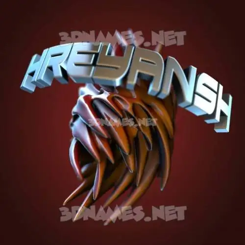 hreyansh in Red Twisted style - 3D name wallpaper hreyansh in Red Twisted style - 3D name wallpaper