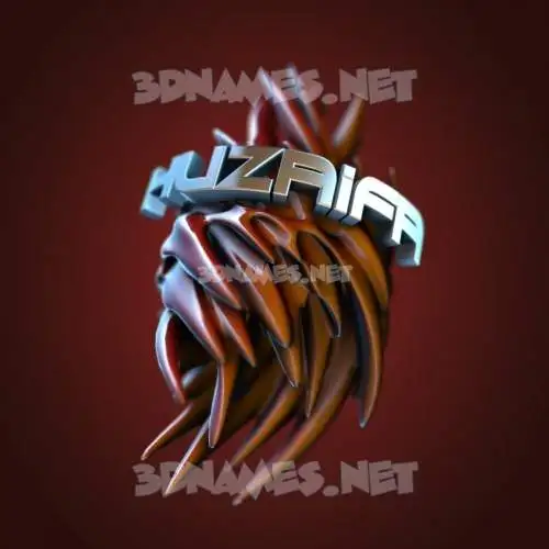 huzaifa in Red Twisted style - 3D name wallpaper huzaifa in Red Twisted style - 3D name wallpaper