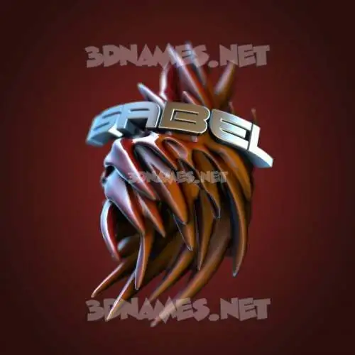 isabel in Red Twisted style - 3D name wallpaper isabel in Red Twisted style - 3D name wallpaper