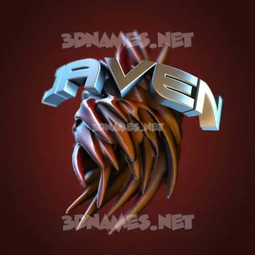 javen in Red Twisted style - 3D name wallpaper
