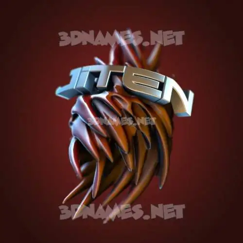 jiten in Red Twisted style - 3D name wallpaper