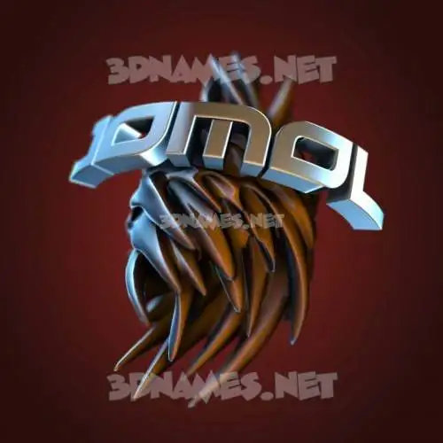 jomol in Red Twisted style - 3D name wallpaper