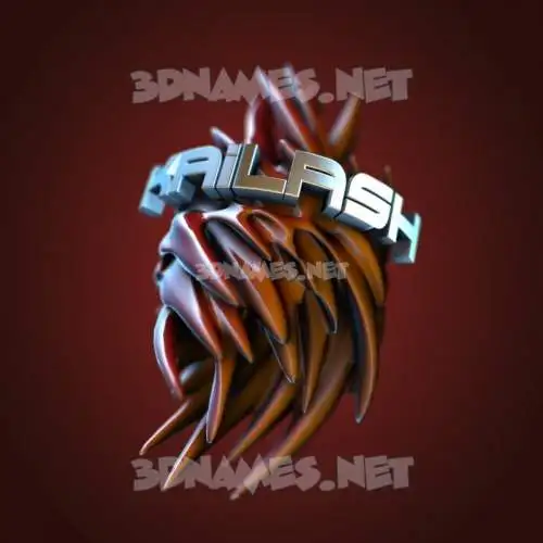 kailash in Red Twisted style - 3D name wallpaper kailash in Red Twisted style - 3D name wallpaper