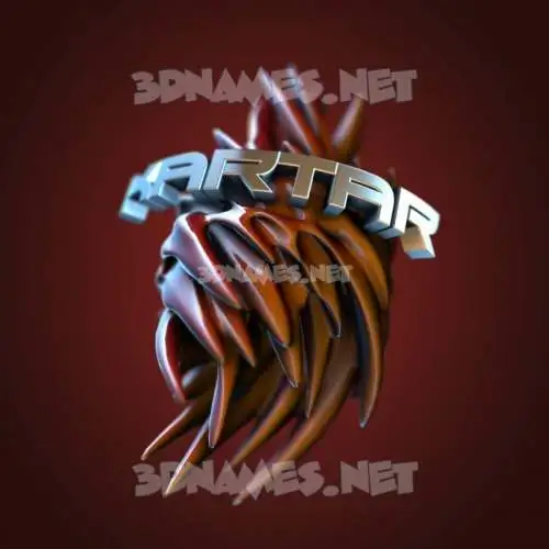 kartar in Red Twisted style - 3D name wallpaper kartar in Red Twisted style - 3D name wallpaper