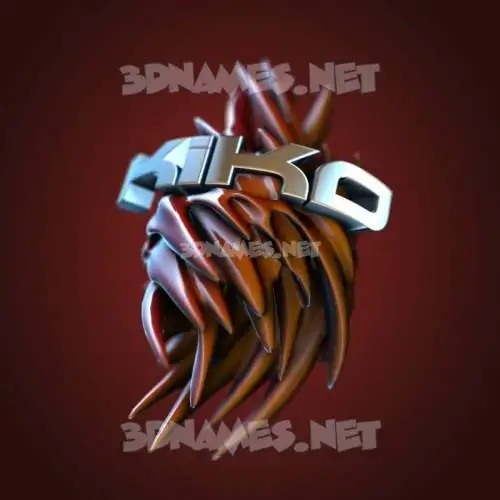 kiko in Red Twisted style - 3D name wallpaper kiko in Red Twisted style - 3D name wallpaper