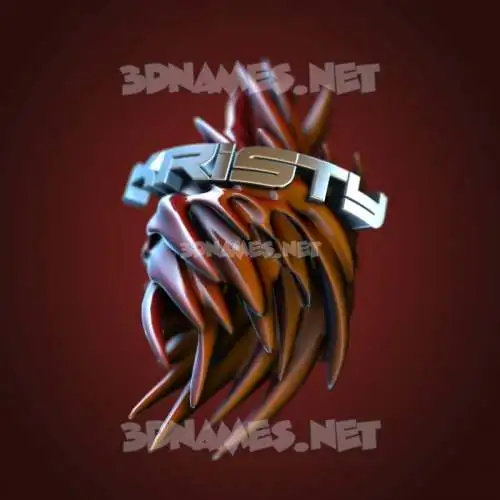 kristy in Red Twisted style - 3D name wallpaper kristy in Red Twisted style - 3D name wallpaper