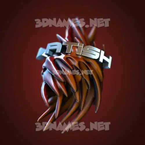 latish in Red Twisted style - 3D name wallpaper latish in Red Twisted style - 3D name wallpaper