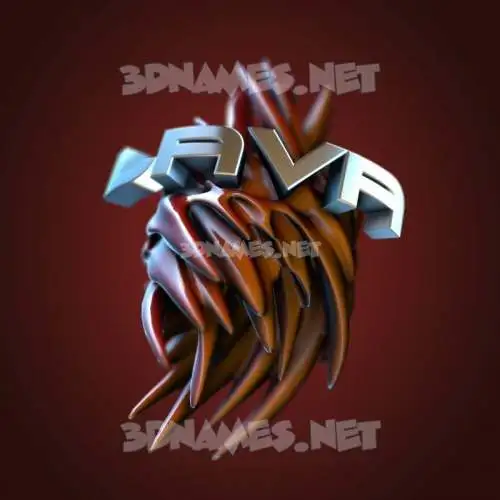 lava in Red Twisted style - 3D name wallpaper lava in Red Twisted style - 3D name wallpaper