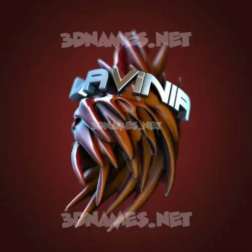 lavinia in Red Twisted style - 3D name wallpaper lavinia in Red Twisted style - 3D name wallpaper