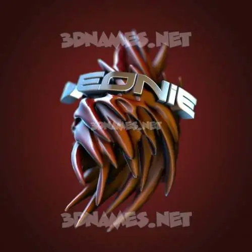 leonie in Red Twisted style - 3D name wallpaper leonie in Red Twisted style - 3D name wallpaper