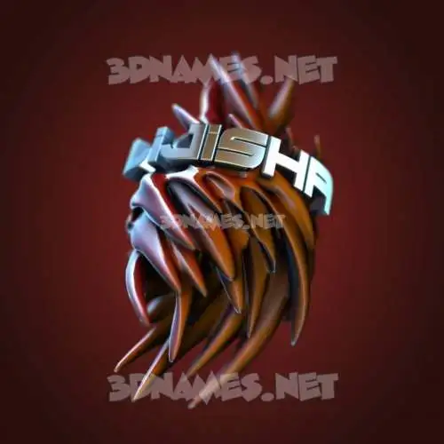 lijisha in Red Twisted style - 3D name wallpaper lijisha in Red Twisted style - 3D name wallpaper