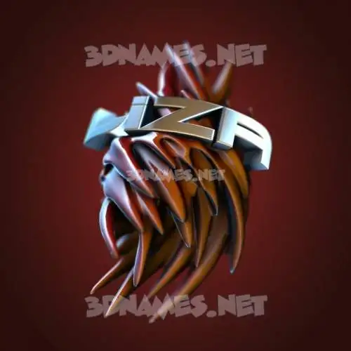 liza in Red Twisted style - 3D name wallpaper liza in Red Twisted style - 3D name wallpaper
