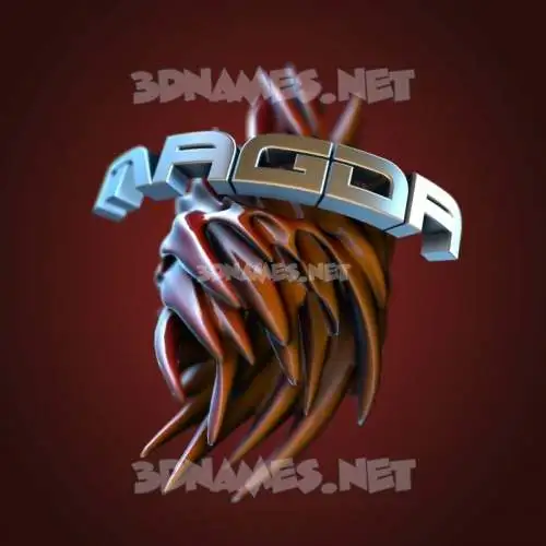 magda in Red Twisted style - 3D name wallpaper magda in Red Twisted style - 3D name wallpaper
