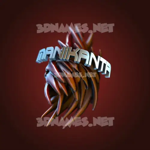 manikanta in Red Twisted style - 3D name wallpaper manikanta in Red Twisted style - 3D name wallpaper