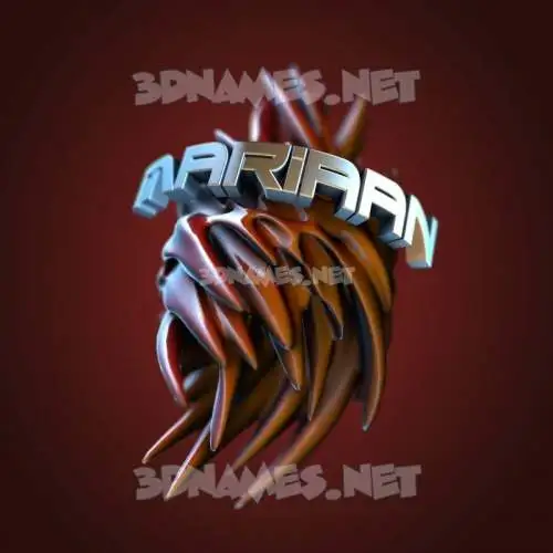 mariaan in Red Twisted style - 3D name wallpaper mariaan in Red Twisted style - 3D name wallpaper