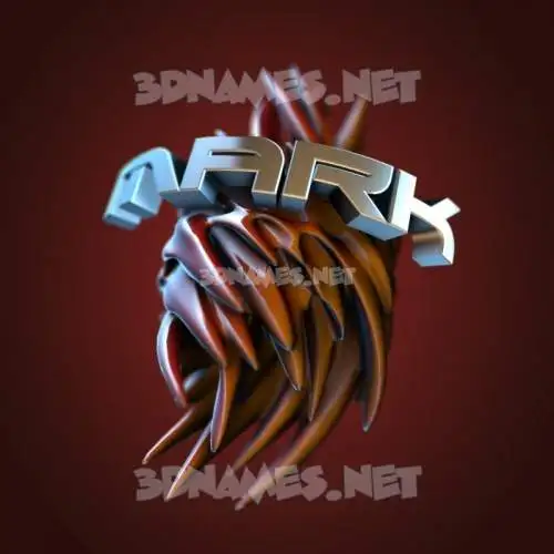 mark in Red Twisted style - 3D name wallpaper mark in Red Twisted style - 3D name wallpaper