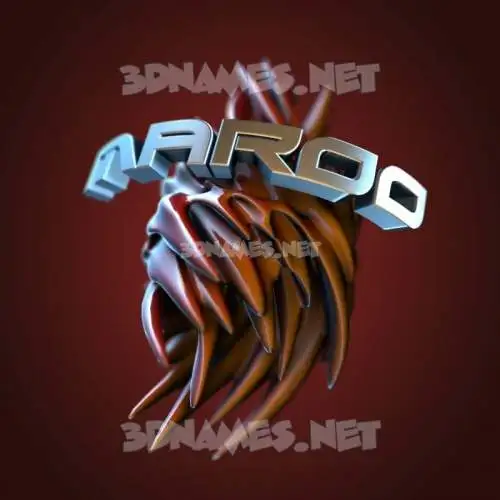 maroo in Red Twisted style - 3D name wallpaper maroo in Red Twisted style - 3D name wallpaper