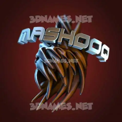 mashooq in Red Twisted style - 3D name wallpaper mashooq in Red Twisted style - 3D name wallpaper