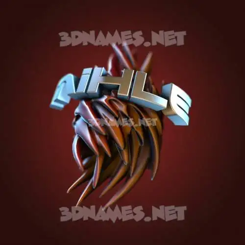 mihle in Red Twisted style - 3D name wallpaper
