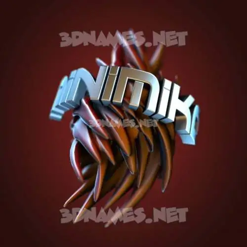 minimiko in Red Twisted style - 3D name wallpaper minimiko in Red Twisted style - 3D name wallpaper