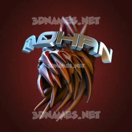 mohan in Red Twisted style - 3D name wallpaper mohan in Red Twisted style - 3D name wallpaper
