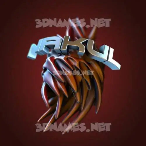 nakul in Red Twisted style - 3D name wallpaper nakul in Red Twisted style - 3D name wallpaper