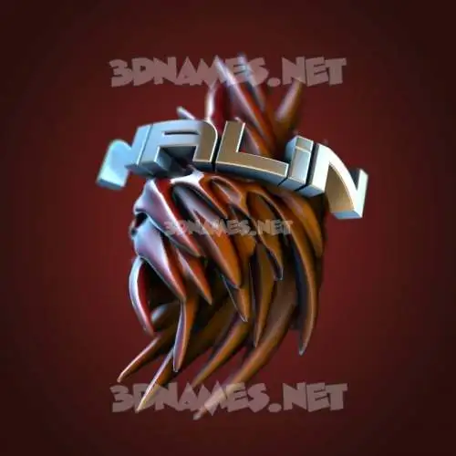 nalin in Red Twisted style - 3D name wallpaper nalin in Red Twisted style - 3D name wallpaper