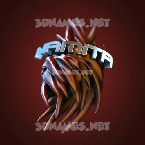 namita in Red Twisted style - 3D name wallpaper namita in Red Twisted style - 3D name wallpaper